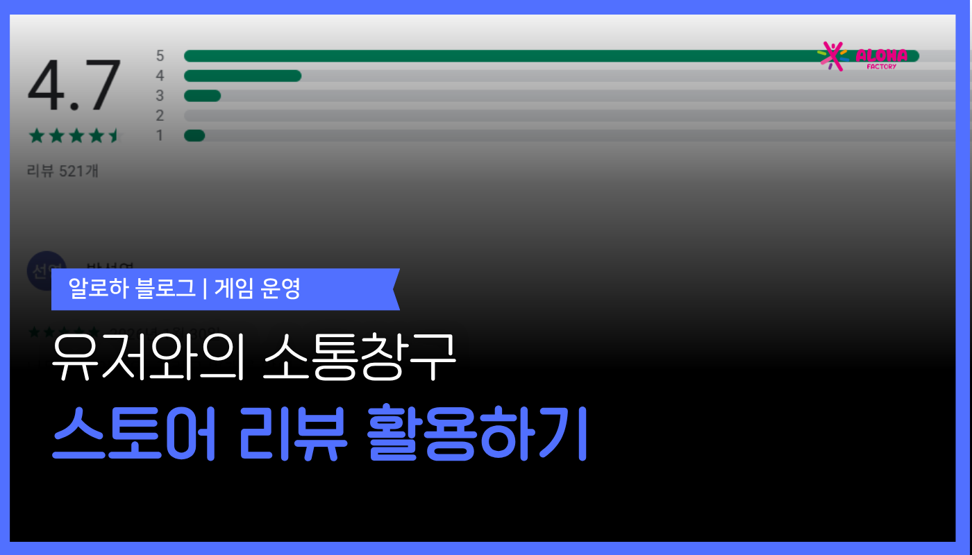 스토어 리뷰,방치하면 손해입니다